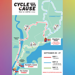 Cycle for the Cause Route Graphic Cycle for the Cause Route Graphic